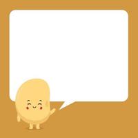 Cute Soy with Speech Bubbles vector