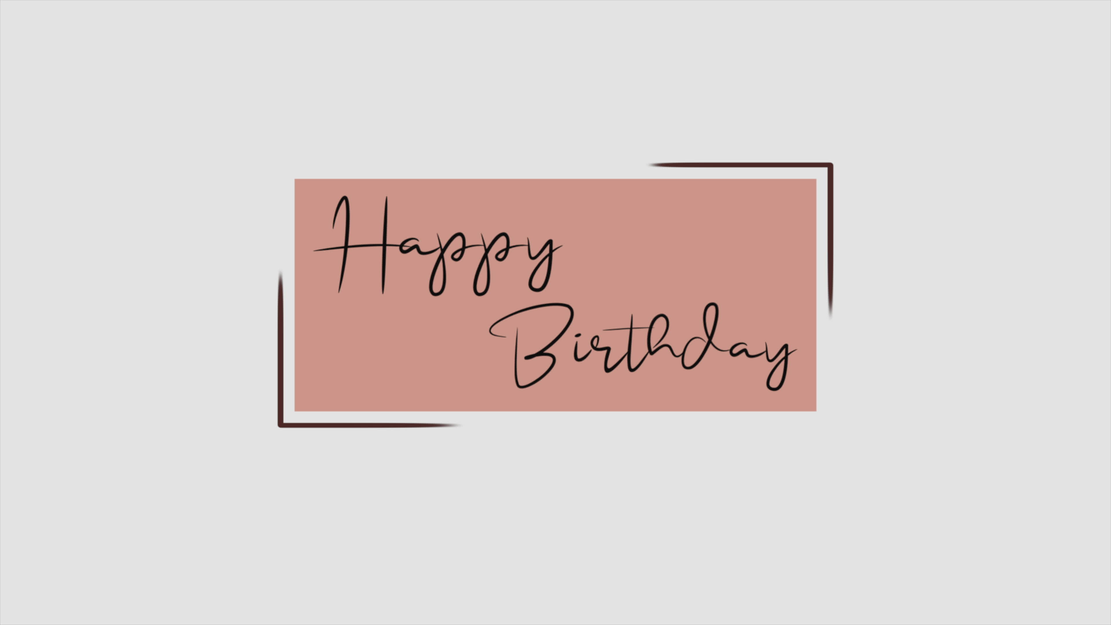 Animation Intro Text Happy Birthday On Brown Fashion And Minimalism Background With Geometric Shape Stock Video At Vecteezy Animation Intro Text Happy Birthday On Brown Fashion And Minimalism Background With Geometric Shape Stock Video At Vecteezy