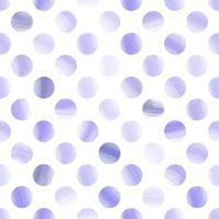 Abstract Seamless Pattern with Watercolor Purple Circles on White Background vector