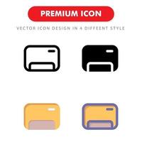 air conditioning icon pack isolated on white background. for your web site design, logo, app, UI. Vector graphics illustration and editable stroke. EPS 10.