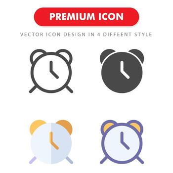 clock icon pack isolated on white background. for your web site design, logo, app, UI. Vector graphics illustration and editable stroke. EPS 10.