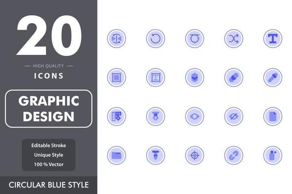 Graphic design icon pack