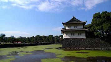 Beautiful Imperial palace building in Tokyo, Japan video