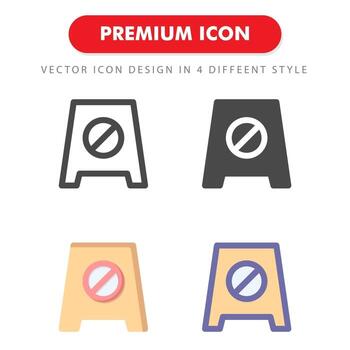 caution icon pack isolated on white background. for your web site design, logo, app, UI. Vector graphics illustration and editable stroke. EPS 10.