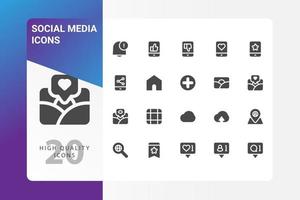 Social Media icon pack isolated on white background. for your web site design, logo, app, UI. Vector graphics illustration and editable stroke. EPS 10.