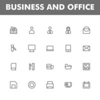 business icon pack isolated on white background. for your web site design, logo, app, UI. Vector graphics illustration and editable stroke. EPS 10.