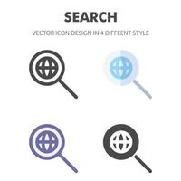 search icon. for your web site design, logo, app, UI. Vector graphics illustration and editable stroke. EPS 10.