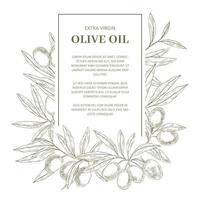 Olive Oil Label template