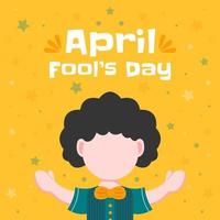 Hand drawn april fool's day, Typography, Colorful. vector