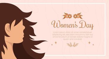 March 8th international women's day celebration background vector