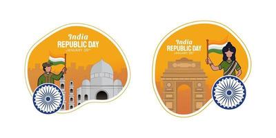 India Republic Day vector