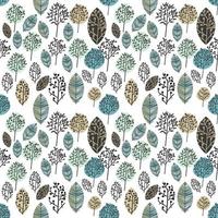 Abstract modern, floral, minimal and organic pattern design vector