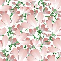 Modern abstract organic floral repeat pattern design vector