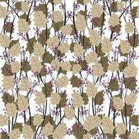 Modern abstract organic floral repeat pattern design vector