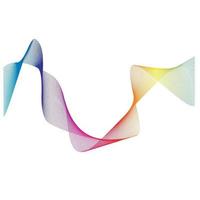 Sound waves  line vector illustration design