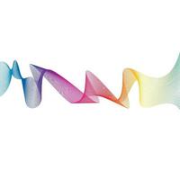 Sound waves  line vector illustration design