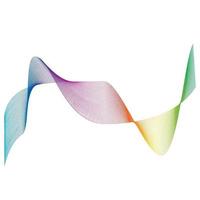 Sound waves  line vector illustration design