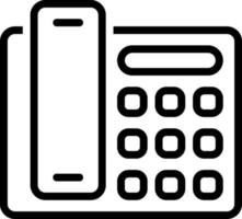 Line icon for phone vector