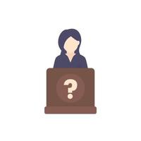 Help desk vector icon