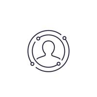 User experience vector icon
