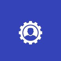 account, edit profile icon vector