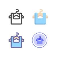 paquete de iconos de moda aislado sobre fondo blanco. para el diseño de su sitio web, logotipo, aplicación, interfaz de usuario. Ilustración de gráficos vectoriales y trazo editable. eps 10. vector