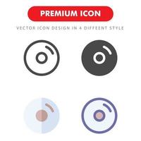 paquete de iconos de disco aislado sobre fondo blanco. para el diseño de su sitio web, logotipo, aplicación, interfaz de usuario. Ilustración de gráficos vectoriales y trazo editable. eps 10. vector