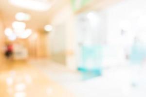 Defocused hospital interior photo