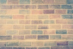 Old vintage brick wall background photo