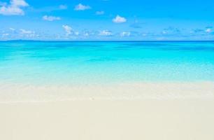 Beautiful tropical beach background photo