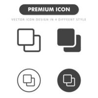 paste icon isolated on white background. for your web site design, logo, app, UI. Vector graphics illustration and editable stroke. EPS 10.