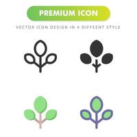 leaves icon isolated on white background. for your web site design, logo, app, UI. Vector graphics illustration and editable stroke. EPS 10.