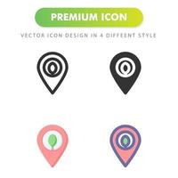 pin map icon isolated on white background. for your web site design, logo, app, UI. Vector graphics illustration and editable stroke. EPS 10.