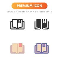 book icon isolated on white background. for your web site design, logo, app, UI. Vector graphics illustration and editable stroke. EPS 10.