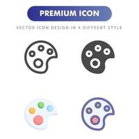 color palette icon isolated on white background. for your web site design, logo, app, UI. Vector graphics illustration and editable stroke. EPS 10.