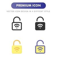 unlock icon isolated on white background. for your web site design, logo, app, UI. Vector graphics illustration and editable stroke. EPS 10.