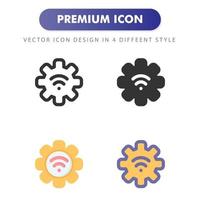 setting icon isolated on white background. for your web site design, logo, app, UI. Vector graphics illustration and editable stroke. EPS 10.