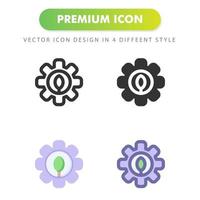 icono de configuración aislado sobre fondo blanco. para el diseño de su sitio web, logotipo, aplicación, interfaz de usuario. Ilustración de gráficos vectoriales y trazo editable. eps 10. vector