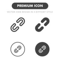 link icon isolated on white background. for your web site design, logo, app, UI. Vector graphics illustration and editable stroke. EPS 10.