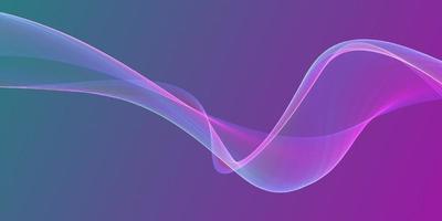 abstract banner with a modern flowing waves design vector