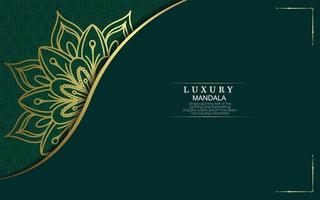 Luxury ornamental mandala background with arabic islamic east pattern style premium vector