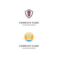 Column Logo Template vector symbol