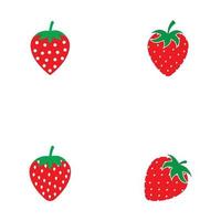 vector de logotipo y símbolo de fresa