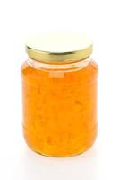 Orange jam jar photo