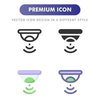 security camera isolated on white background. for your web site design, logo, app, UI. Vector graphics illustration and editable stroke. EPS 10.