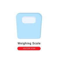 weight scale icon vector illustration. weight scale icon flat design.