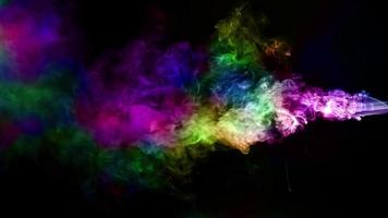 propagación de humo de colores video