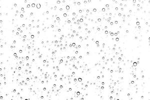 Water rain drops on glass photo