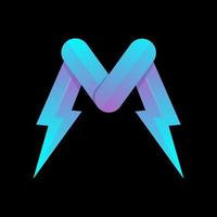 colorful letter m logo design