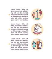 Relationship pressure concept icon with text vector